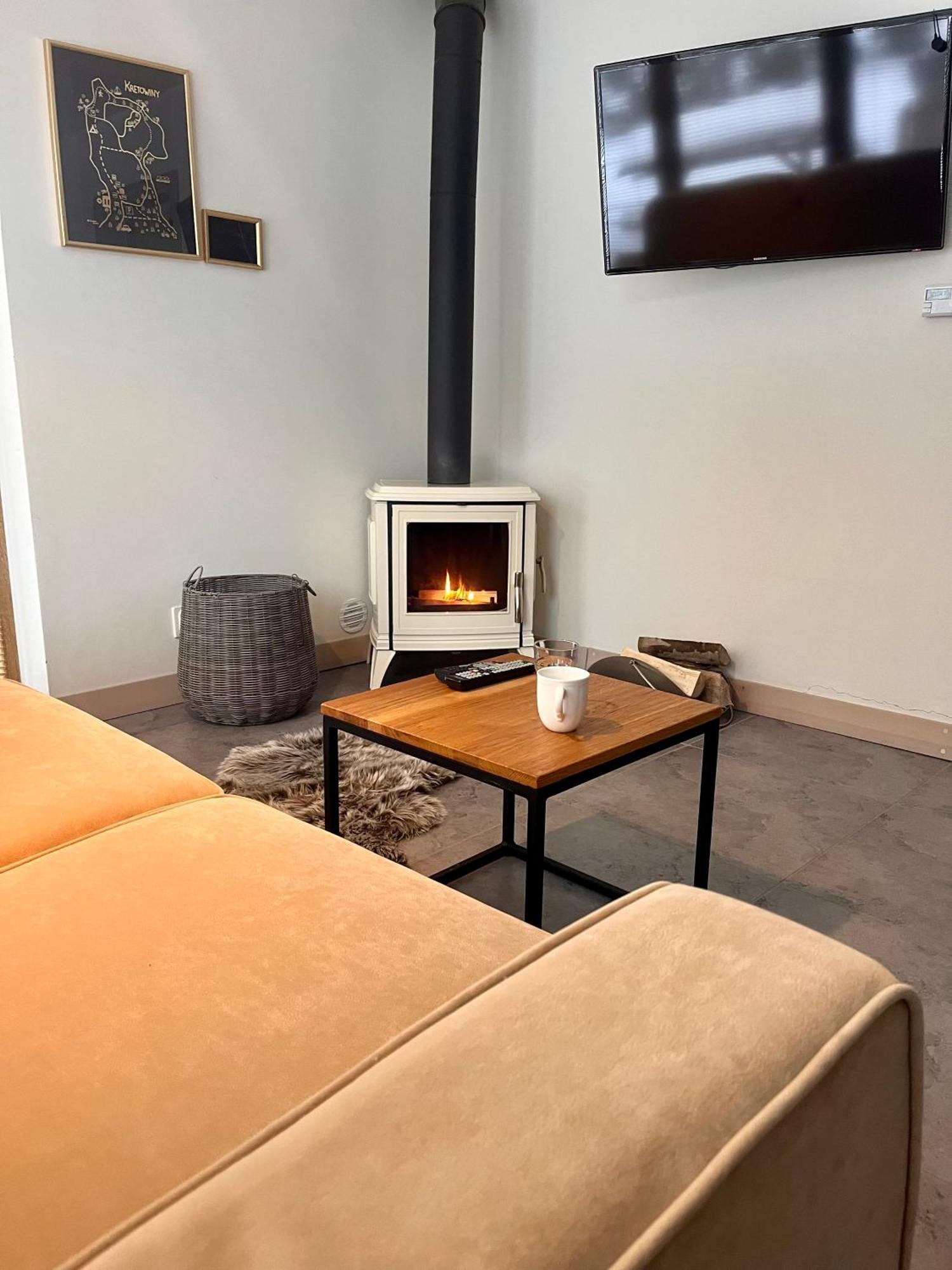 Mazursko - Komfortowe Apartamenty Nad Jeziorem, Sauna, Kominki Na Parterze Кретовины Экстерьер фото
